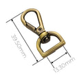Load image into Gallery viewer, 13.30MM (1/2 INCH) SWIVEL HOOK (2 PCS) - Sew Smart