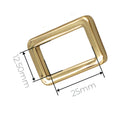 Load image into Gallery viewer, 25MM (1 INCH) RECTANGULAR RINGS (4 PCS) - Sew Smart