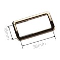 Load image into Gallery viewer, 38MM (1.5 INCH) RECTANGULAR RING – (4PCS) - Sew Smart