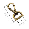 Load image into Gallery viewer, 13.30MM (1/2 INCH) SWIVEL HOOK (2 PCS)
