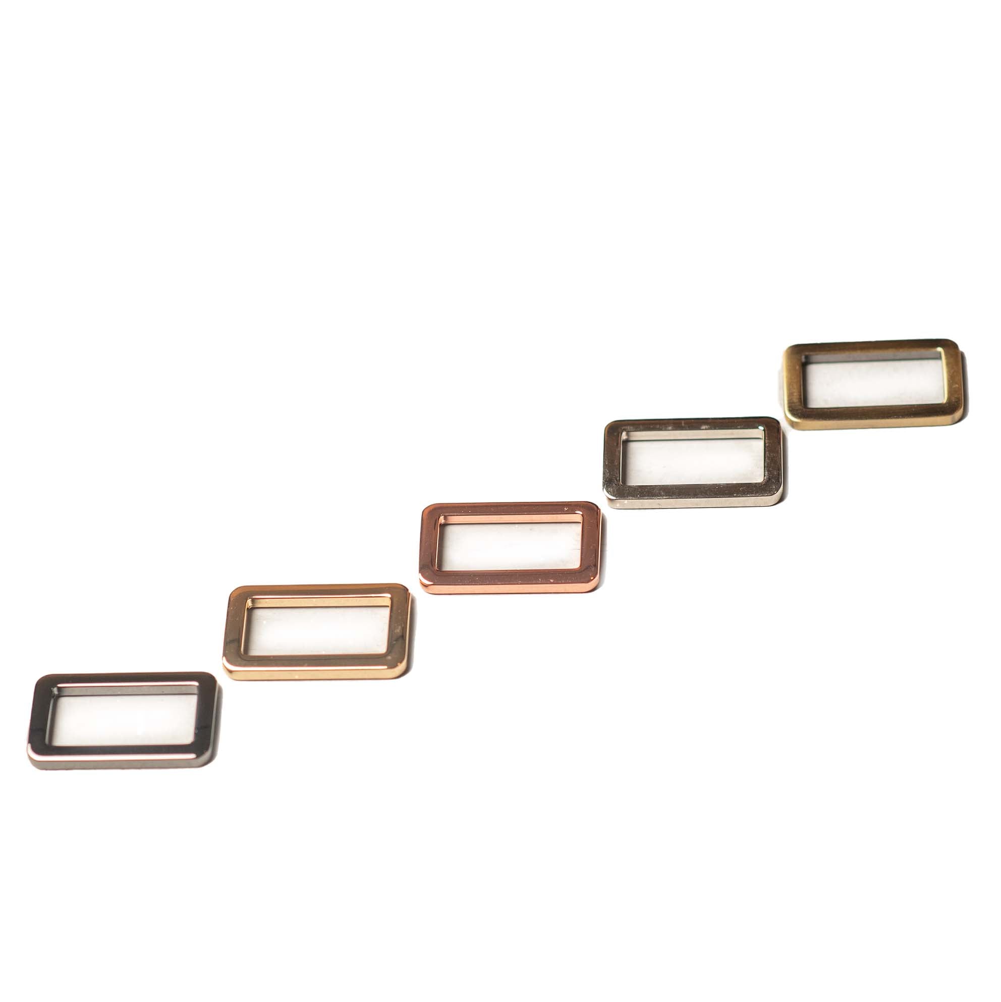 25MM (1 INCH) RECTANGULAR RINGS (4 PCS)