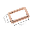 Load image into Gallery viewer, 26MM (1 INCH) RECTANGULAR RINGS (4 PCS)
