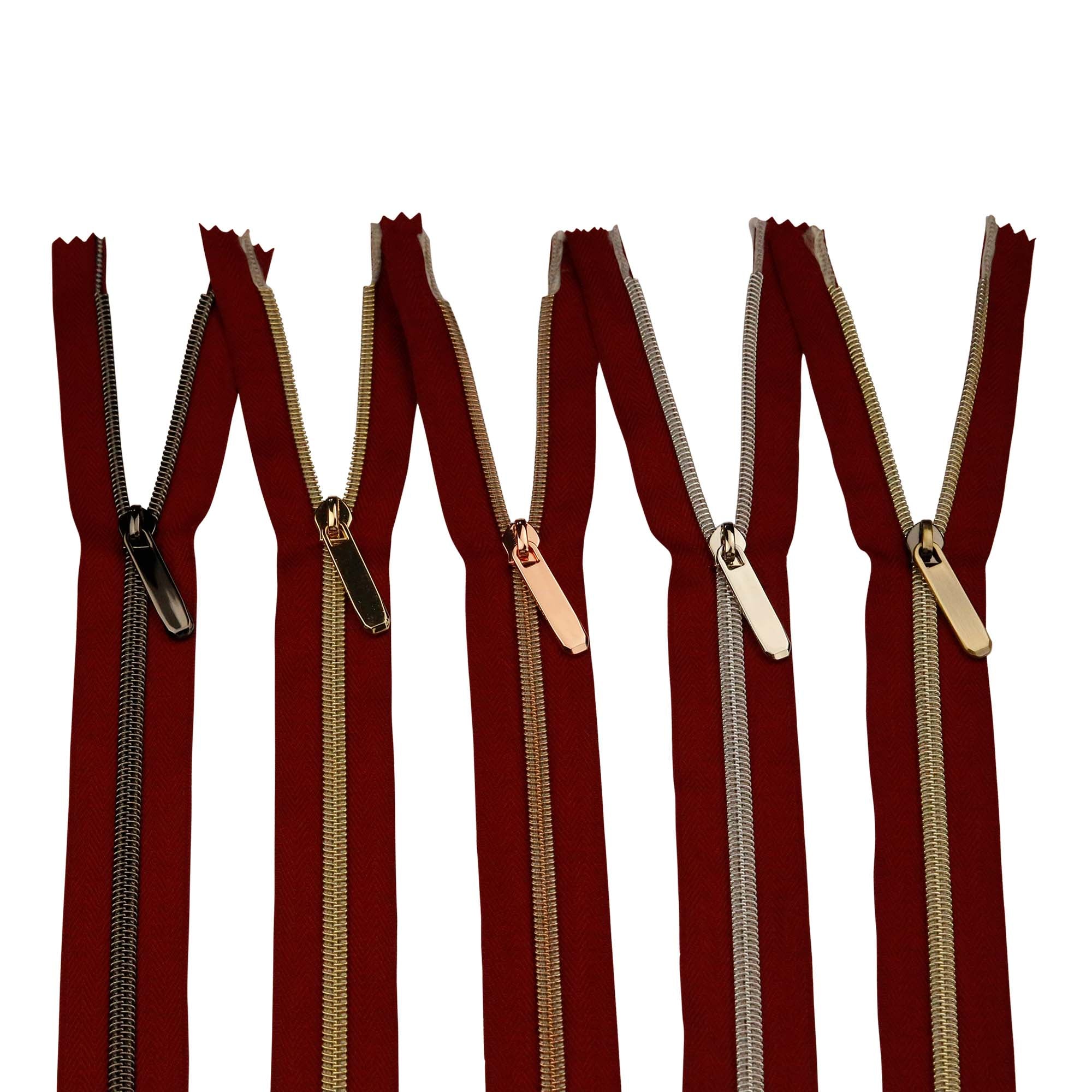 Zipper Tape -  Burgundy